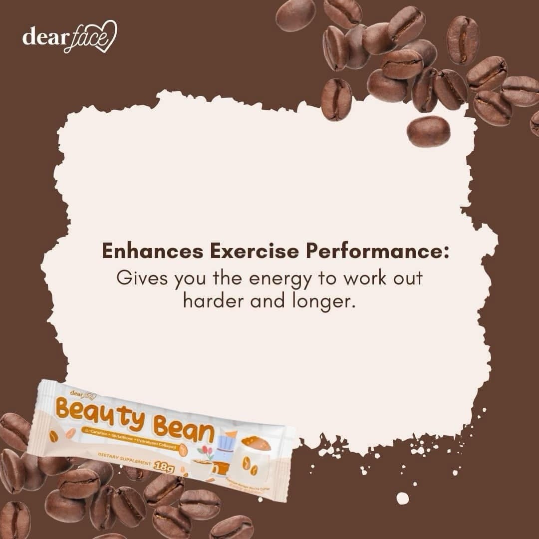 DearFace BeautyBean Premium Korean Mocha Coffee 10 Sachets (PureskinovationUSA)