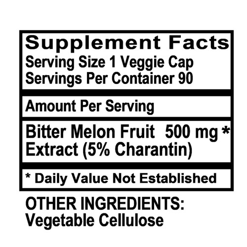 Holly Hill Health Foods Bitter Melon, 500 mg, 90 Veggie Caps