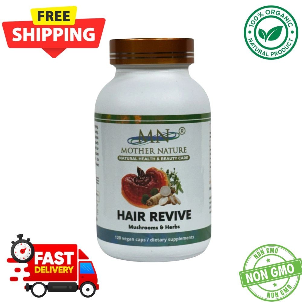 Mother Nature Hair Growth Supplements for Adults – 120 Capsules