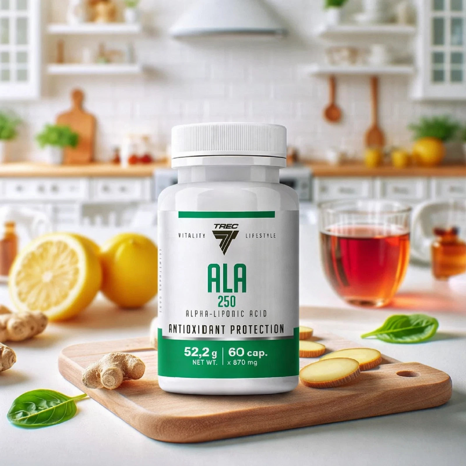 ALA 250 – TREC – 60-120 Capules – energy metabolism,supports energy production