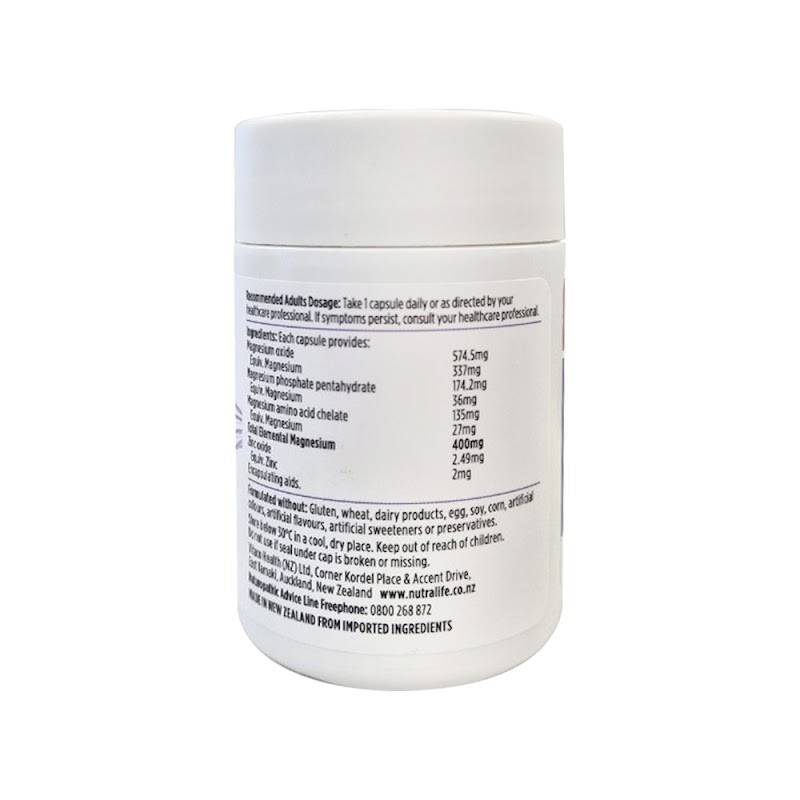 Magnesium Complete 400 60 Capsules – 3 Pack