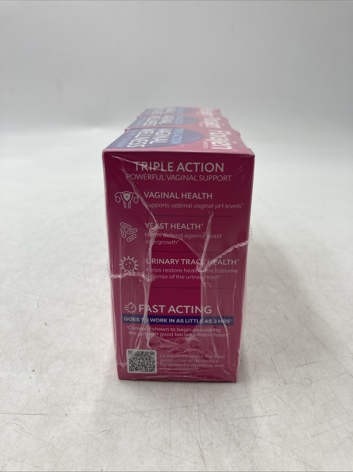 3 Pack Florajen Triple Action Womens Vaginal Wellness 30 Capsules Exp 08/27
