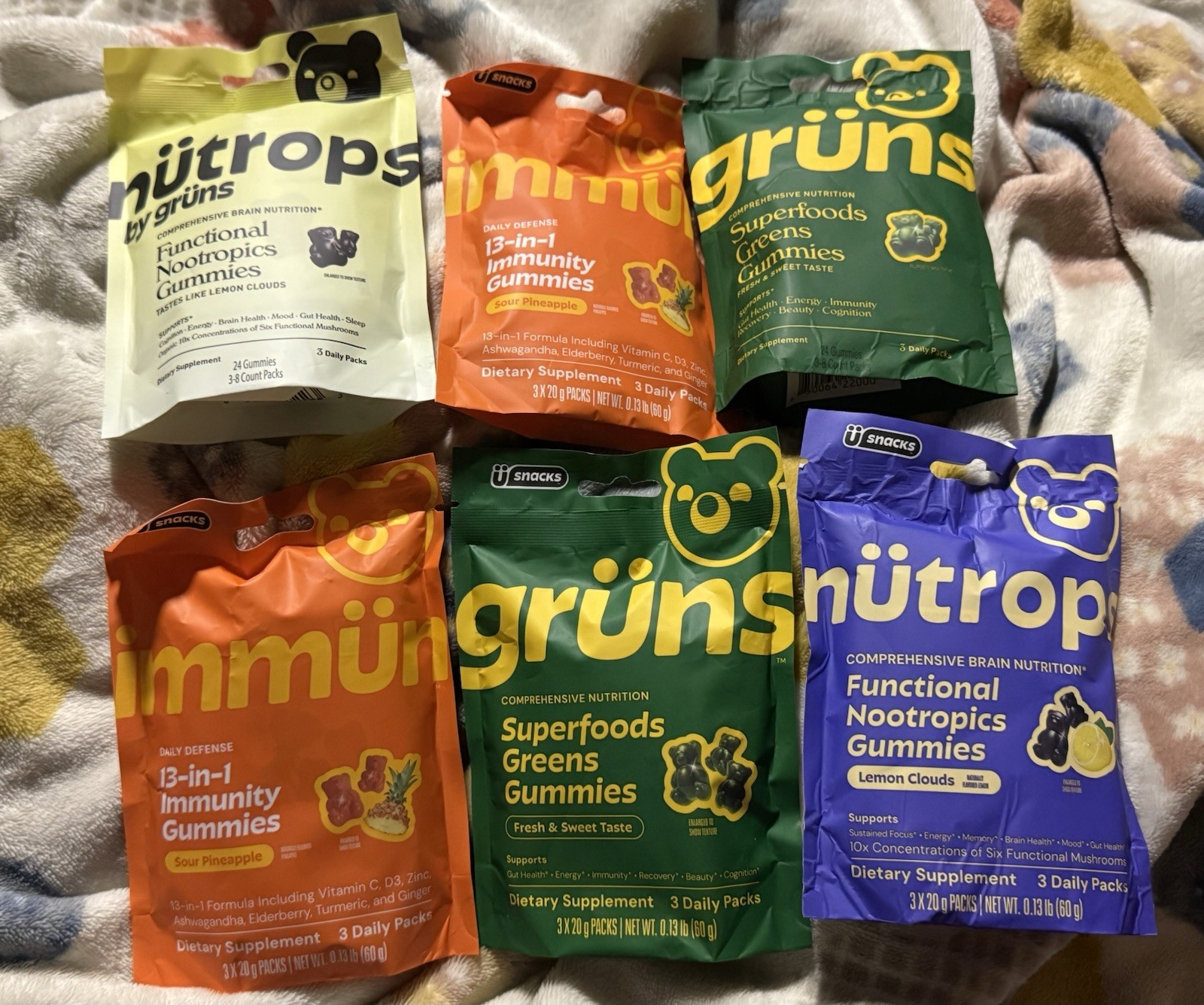 Üsnacks Grüns Gummies Bundle