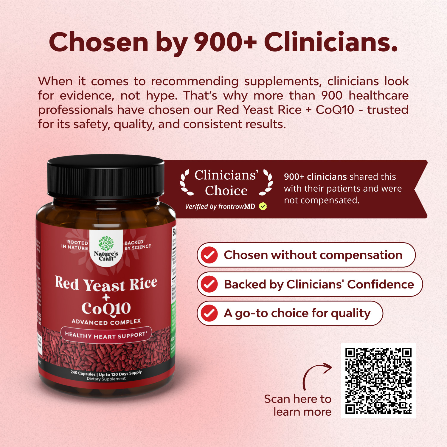 Red Yeast Rice with CoQ10 Supplement – Extra Strength Citrinin-Free