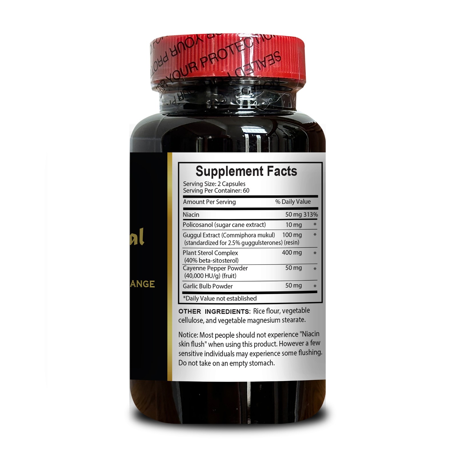 Choless Control Herbal Daily Supplement for Cholesterol Wellness | Niacin Garlic