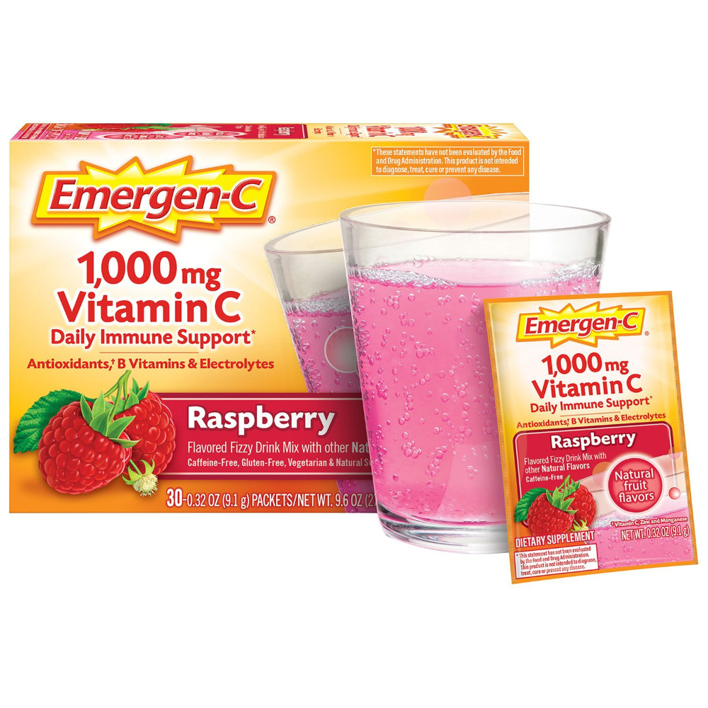 Emergen-C 1,000 mg Vitamin C Dietary Supplement Drink Mix 90 packs
