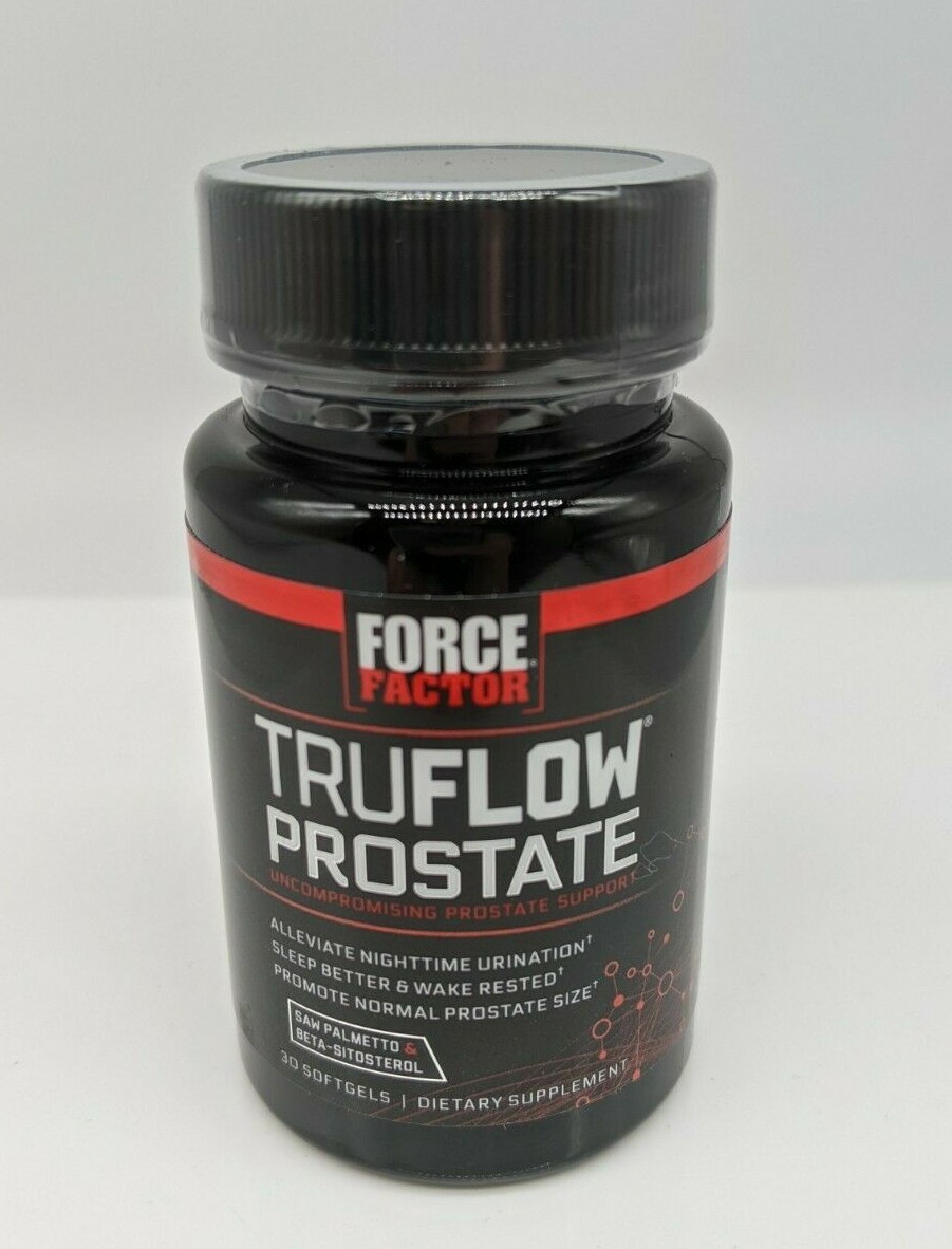 Force Factor TRUFLOW Prostate Health Support Supplement for Men – 30 Softgels