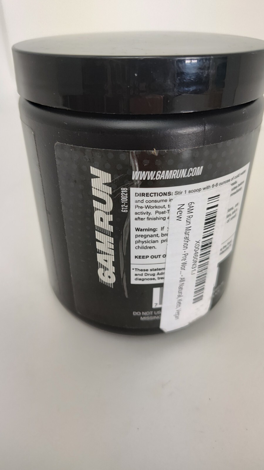 Marathon, Advanced Amino + Preworkout Formula, Peach Mango, 12.7 oz (360 g)