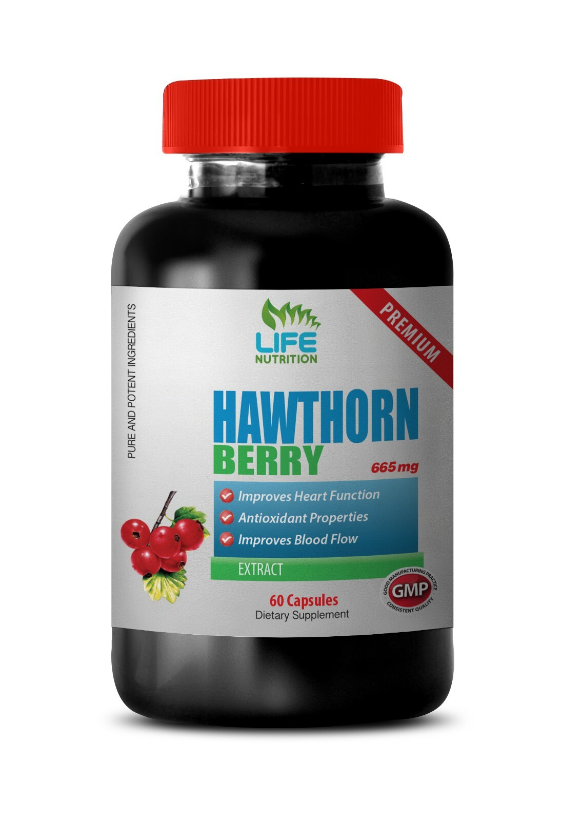 blood pressure pills – Hawthorn Berry Extract 665mg – vitamin A, C, and E 1B