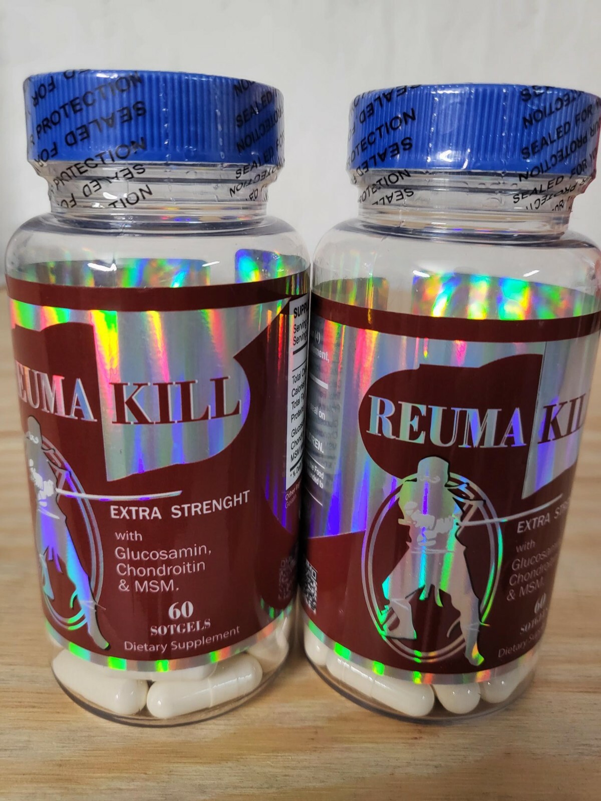 Reumakill Extra Strength MSM Artritis Pain Bee Arthritis Control Therapy