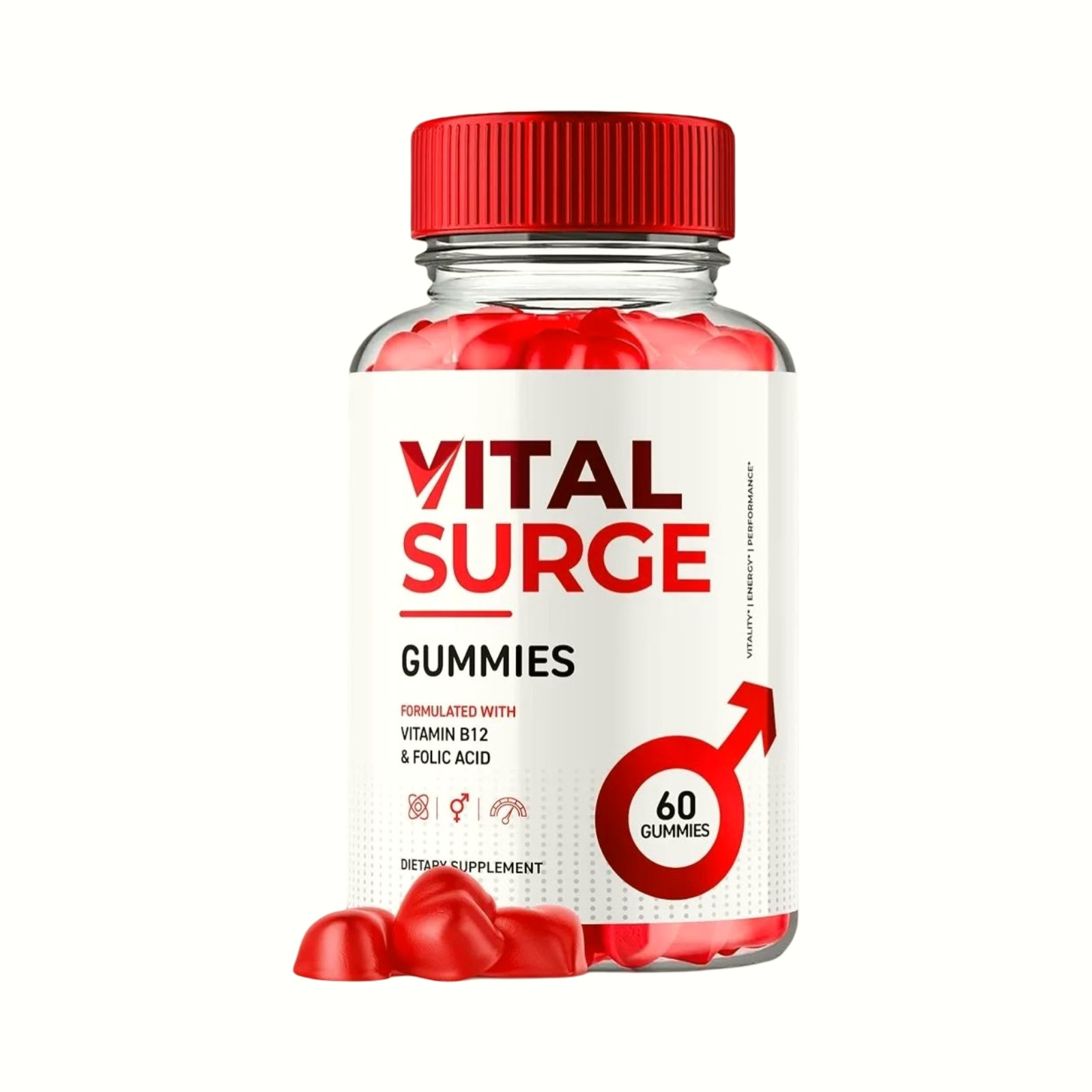 Vital Surge – Gummies, Vital Surge Gummies for Performance Male 60 Gummies