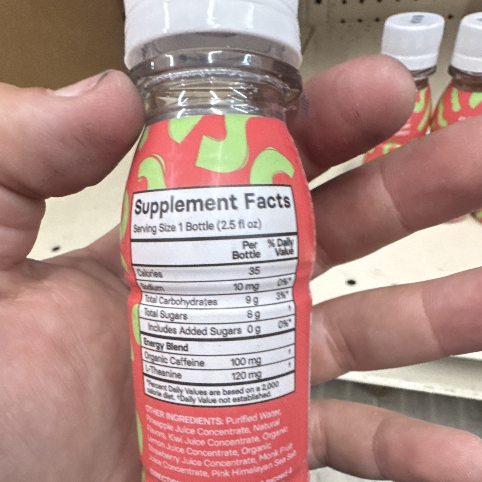 Proper Wild Clean All Day Energy Supplement Shot, Strawberry Kiwi, 2.5 fl oz
