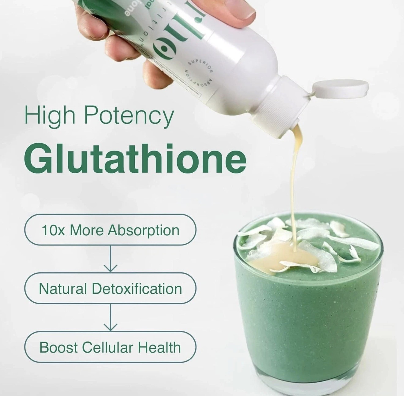 Rho Nutrition Liposomal Glutathione 4 oz / 120 mL – New/Sealed! Exp 9/2027