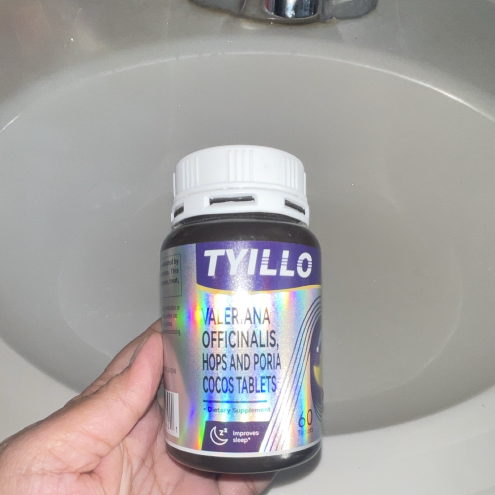 TYILLO Valeriana Officinalis Hops Poria Cocos Tablets 60 Count Sleep Supplement