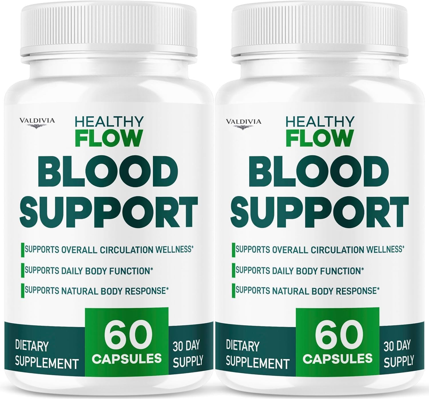 Healthy Flow Blood Support Supplement Capsules Circulation 2 Pack 120Ct