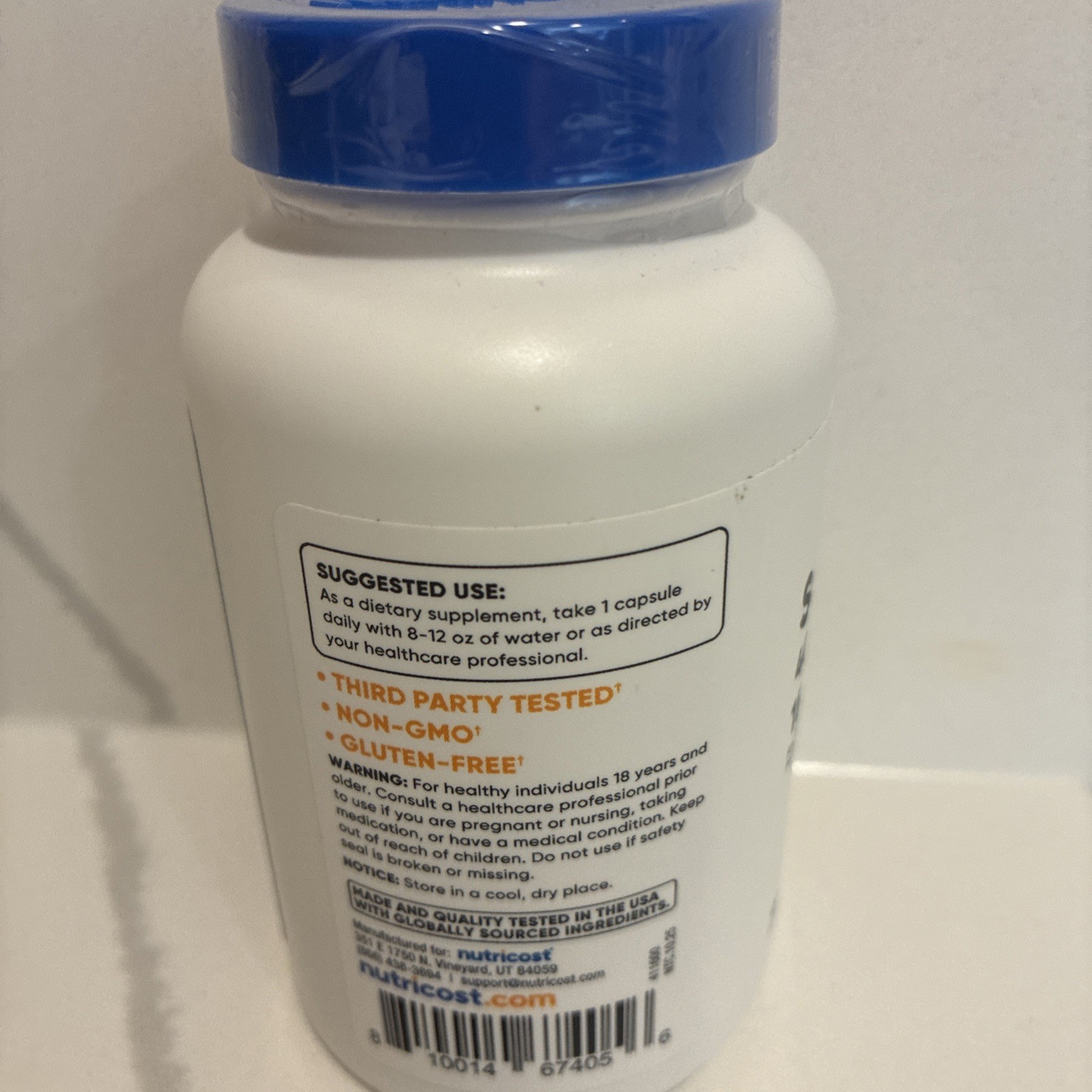 Nutricost L-Phenylalanine 150 Mg 180 Caps Exp: 01/2029