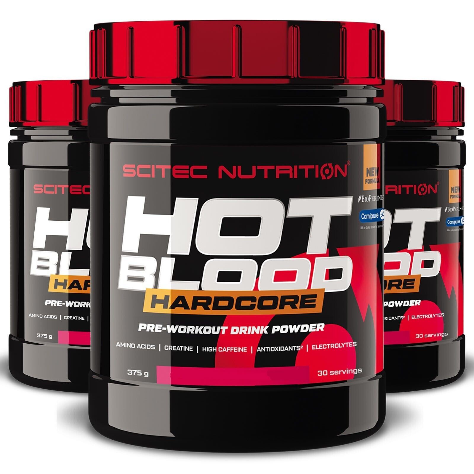 HOT BLOOD HARDCORE – 375 g – Pre-workout energy endurance muscle strength pump
