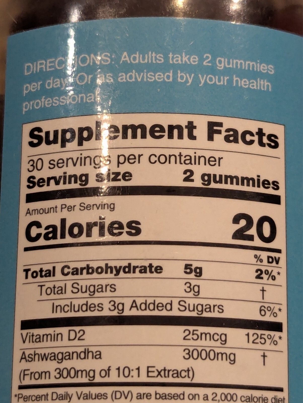 Careleaf Ashwagandha Stress Relief 3000mg Strawberry 60 Gummies exp: 4/2026