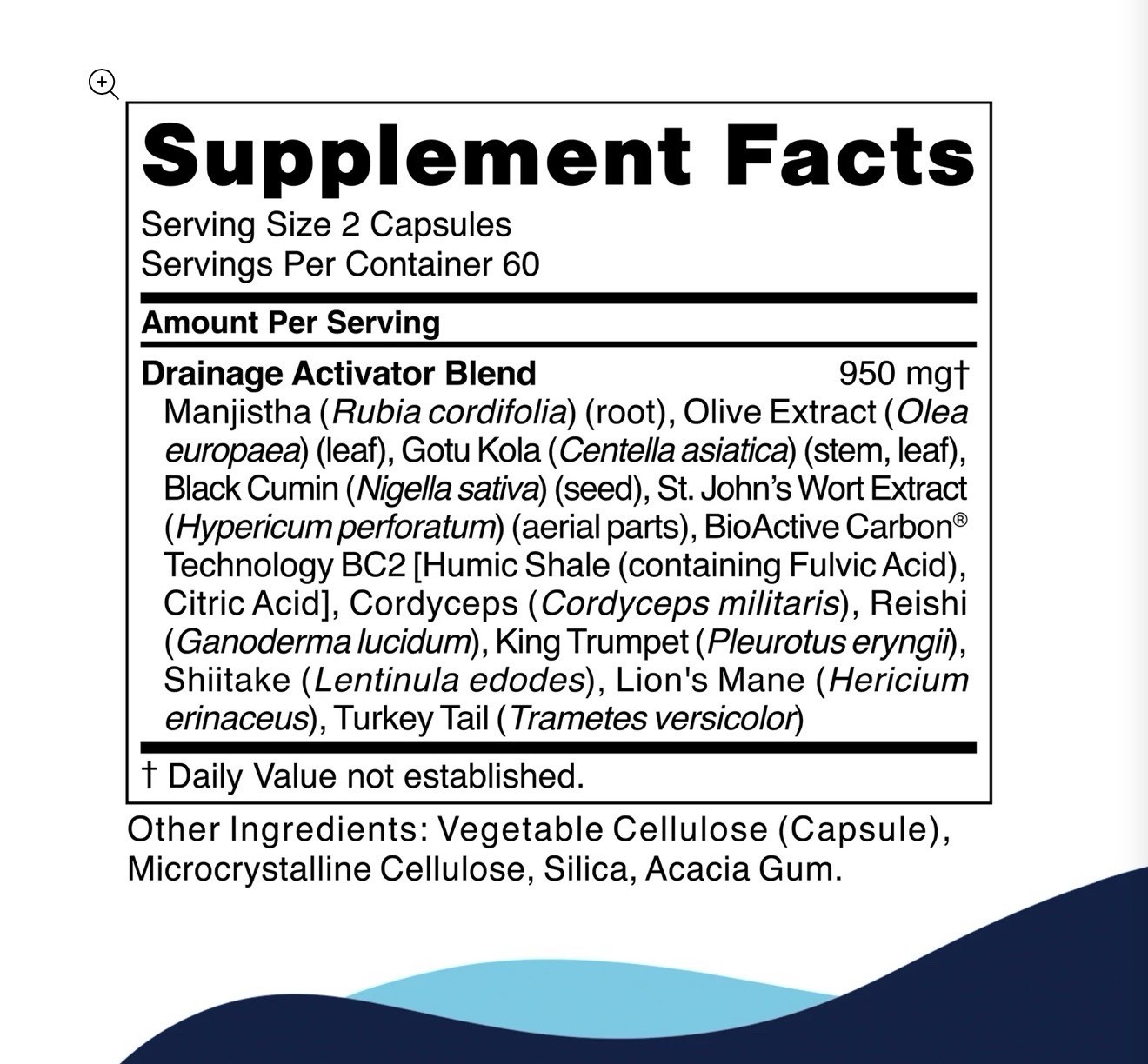 Cellcore Drainage Activator Detox & Immune Support New
