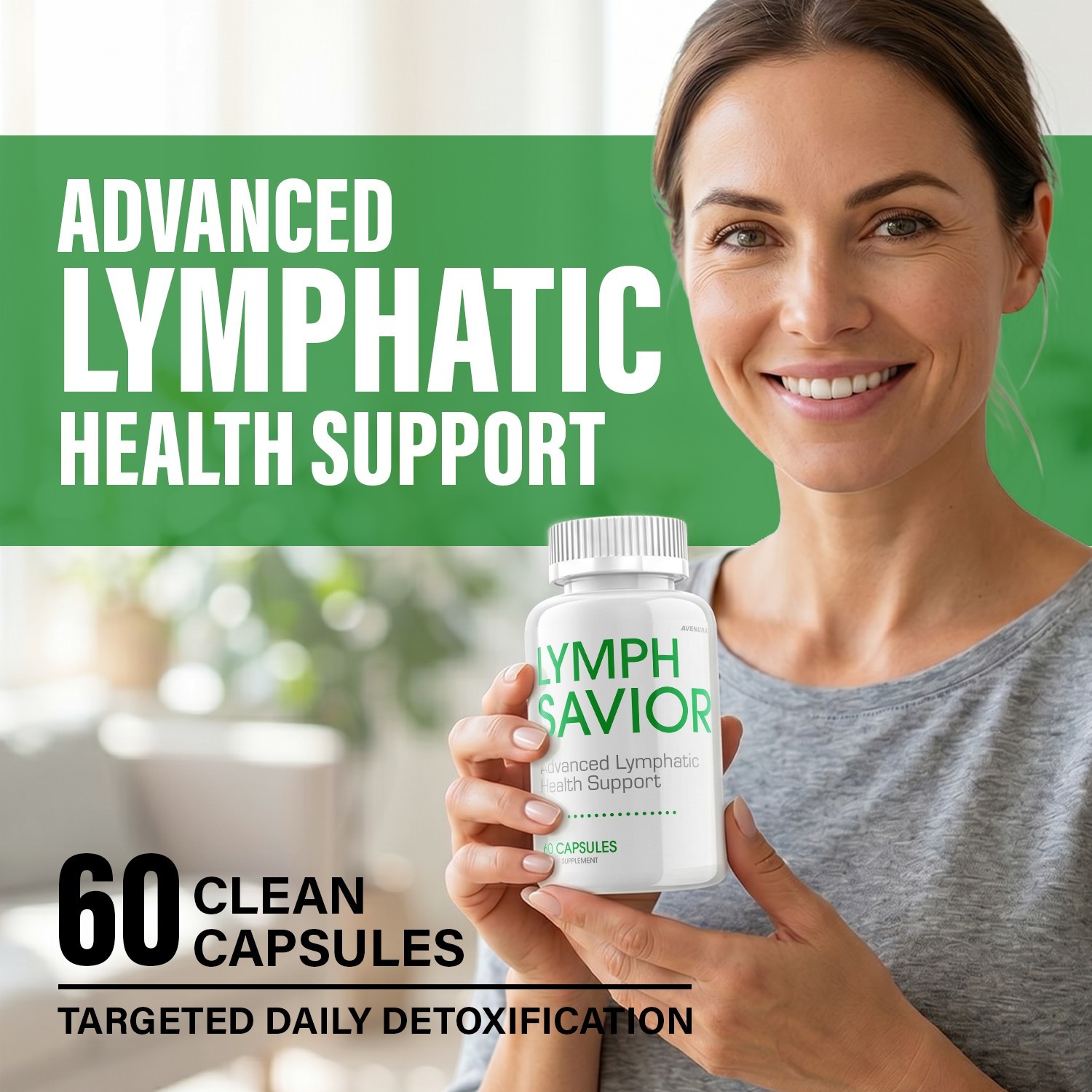 (1 Pack) Lymph Savior Capsules – LymphSavior Pill Advanced Formula Natural Blend