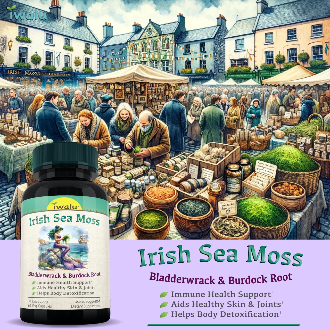 El Mejor Musgo Marino De Irlanda, IWALU | ENVÍO RÁPIDO Y GRATIS El Mismo Día