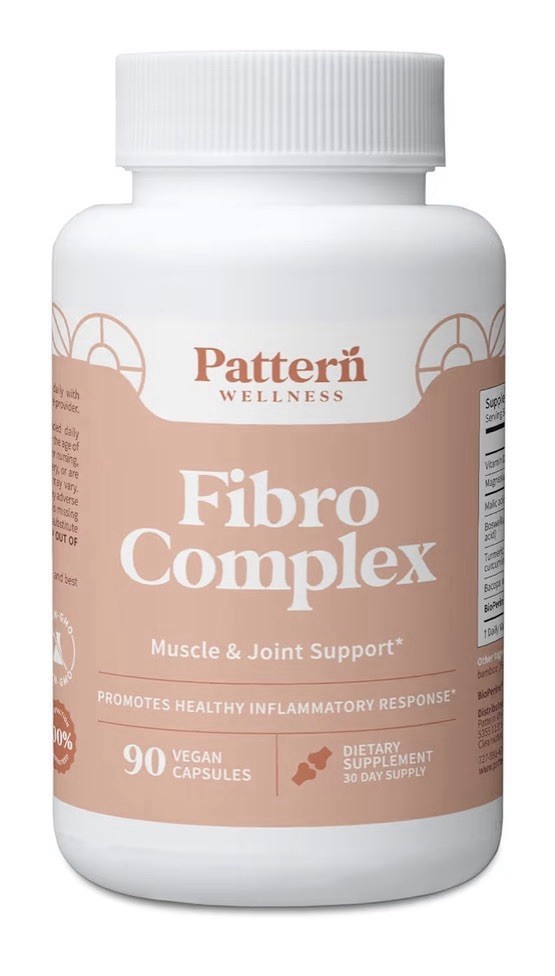 3 Pack Pattern Wellness Fibro Complex Muscle Joint Support Inflammatory Response