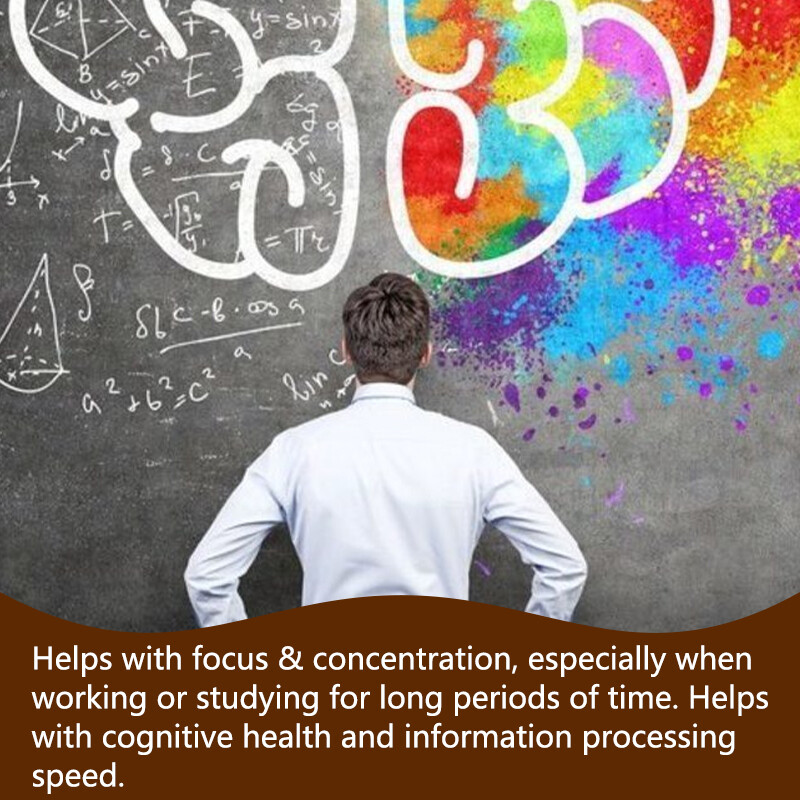 Panax Ginseng w/ Ginkgo Biloba for Memory Focus Energy Brain Health Capsules