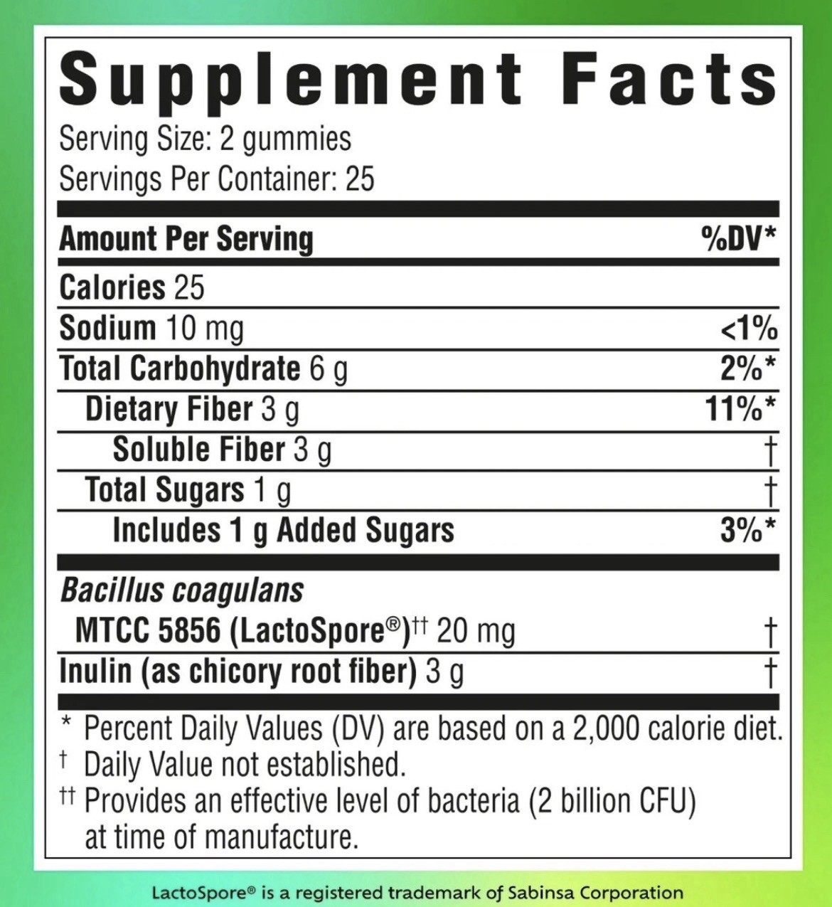 Benefiber Prebiotic Supplement Gummies with Probiotics 50ct