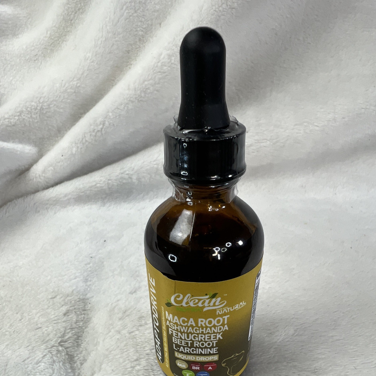 Clean Nutraceuticals ADAPTODRIVE Liquid Drops Maca Ashwagandha 1 oz