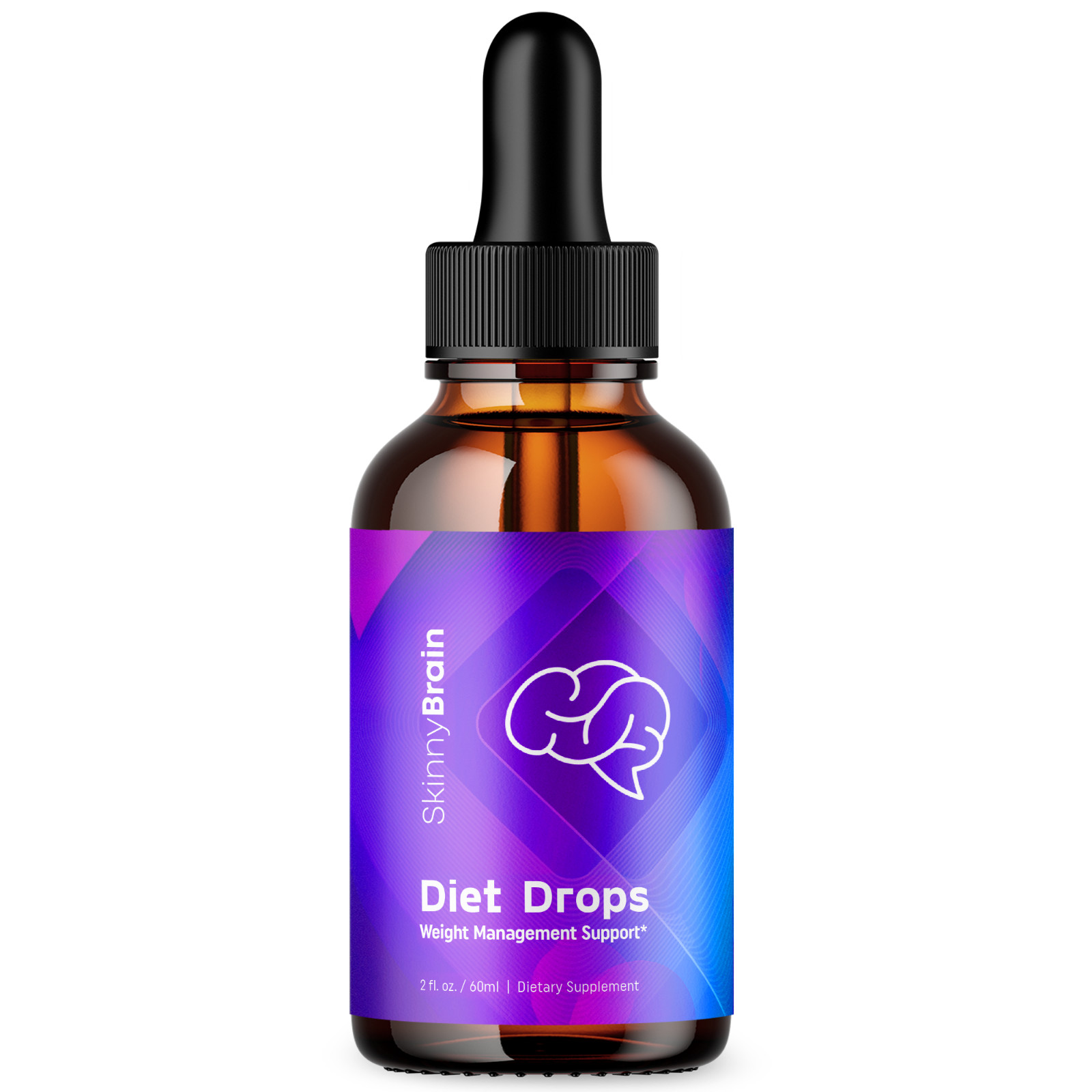 Skinny Brain Diet Drops – Liquid Drops for Weight Management & Support (1 Pack)