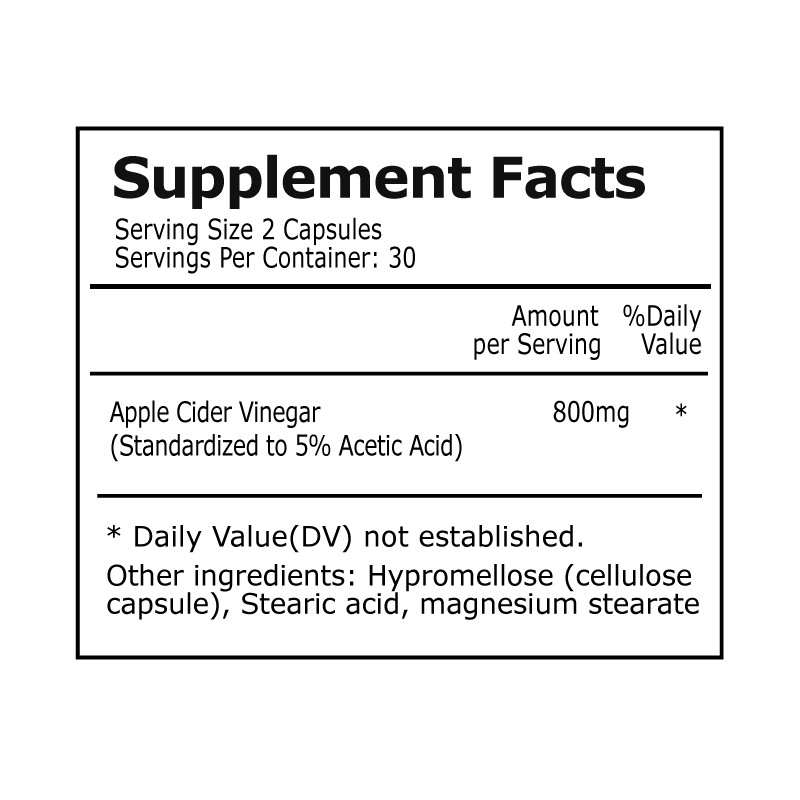 Apple Cider Vinegar, Manage cholesterol levels & support healthy blood pressure