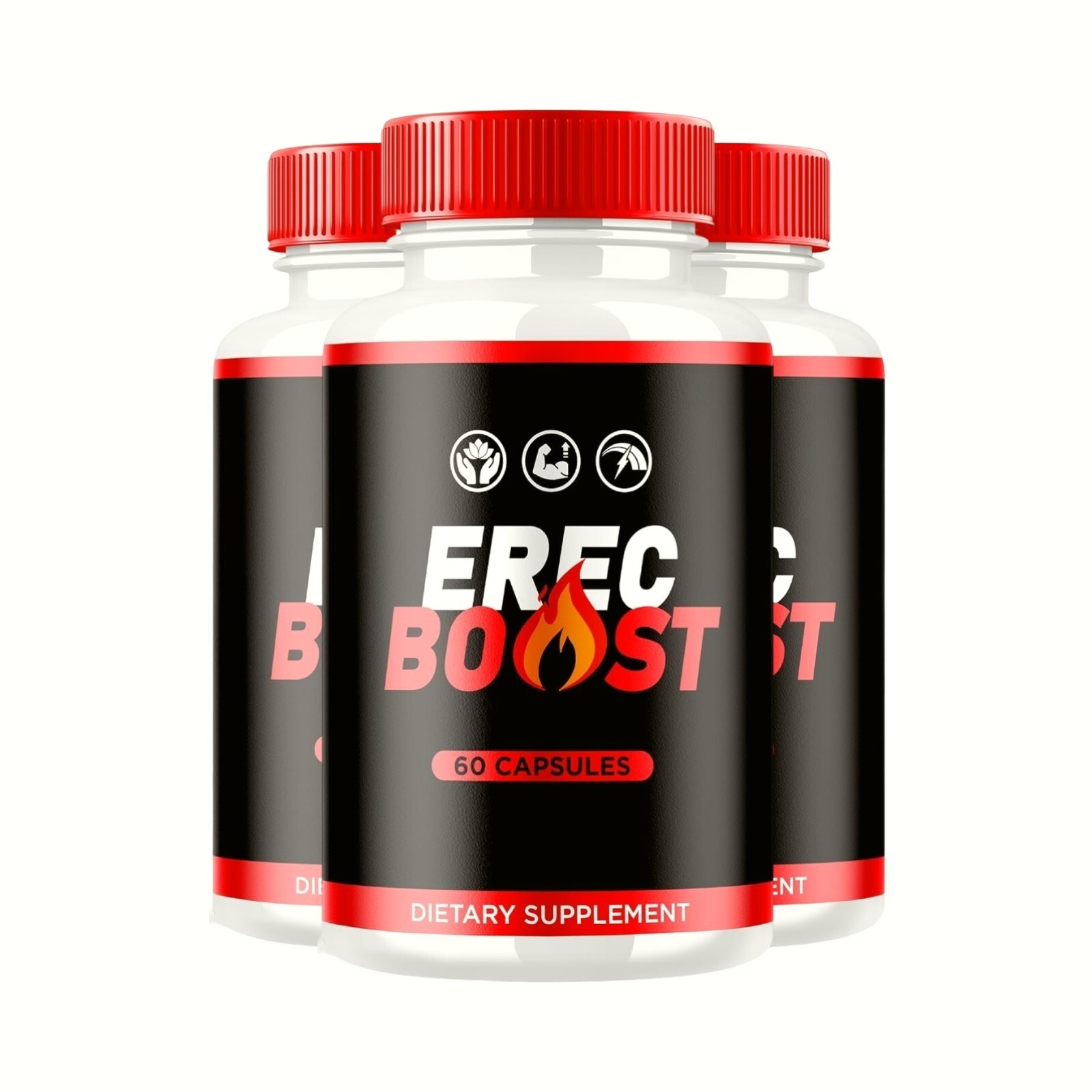 3-Pack Erecboost Capsules – Erec Boost for Overall Health & Energy -180 Capsules