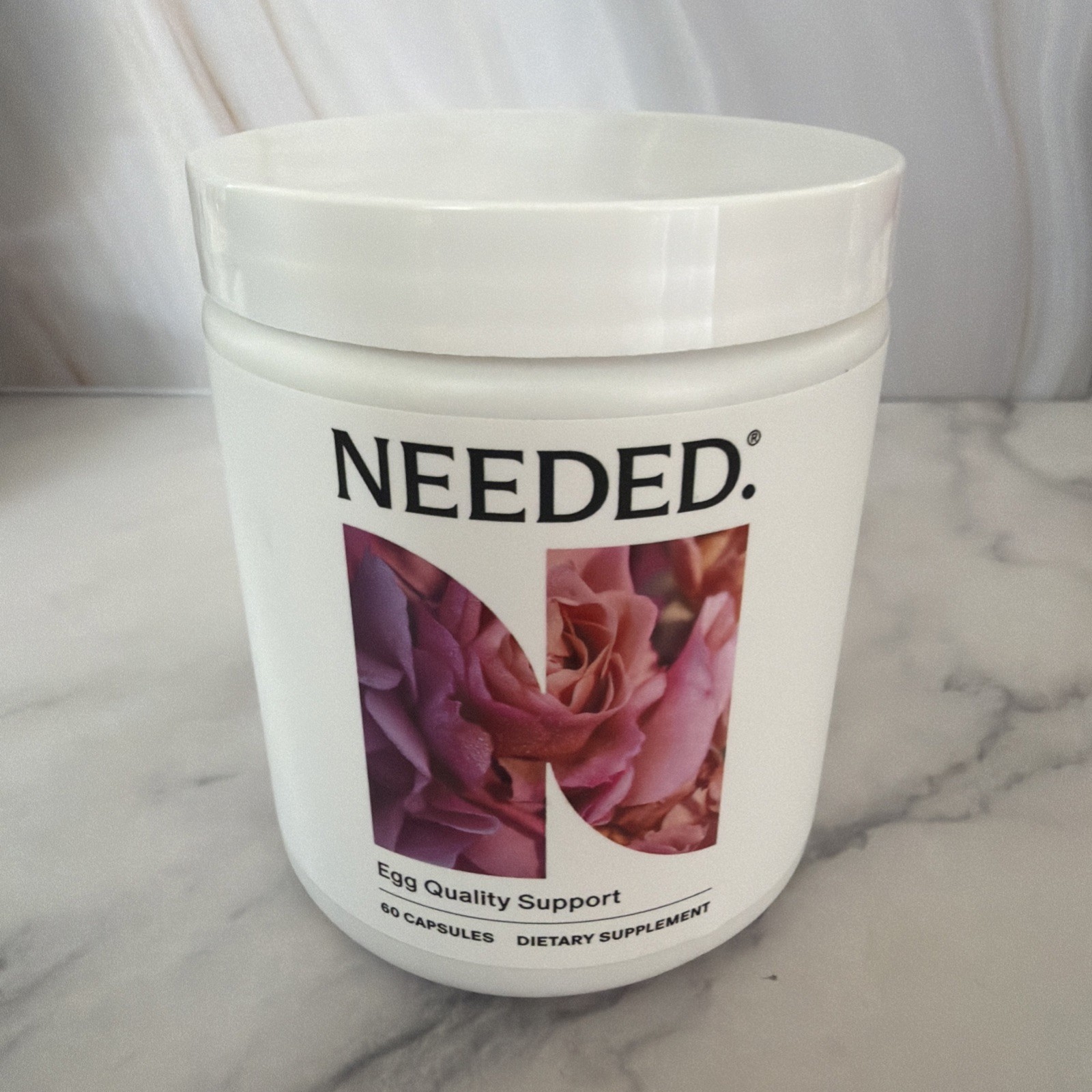 Needed Egg Quality Support Supplement Acetyl-L-Carnitine Alpha Lipoic 60 Ct