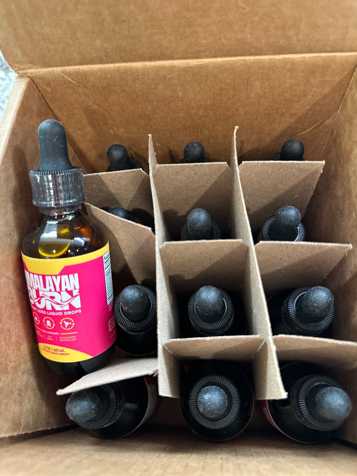 Himalayan Burn Weight Loss Drops, Fat Burning Formula- 13 Bottles Genuine