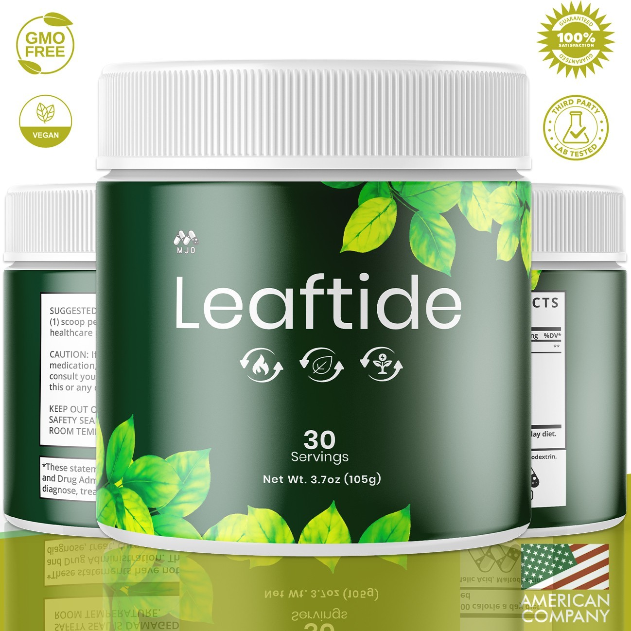 (2 Pack) Leaftide Powder Advance Weight Management Support Leaf Tide 60 Servings