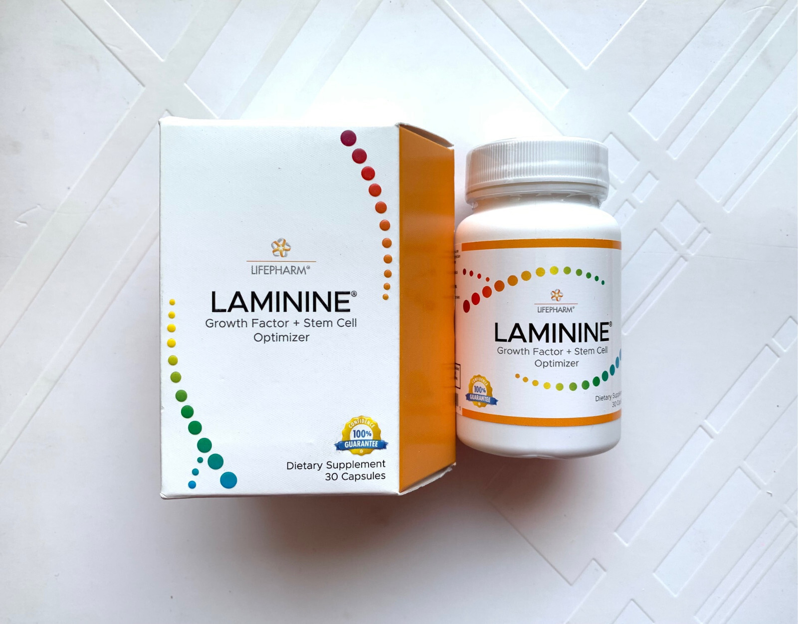 2 bottles of Laminine Amino Acids 30 caps ea. supplement/LifePharm FREE SHIPPING