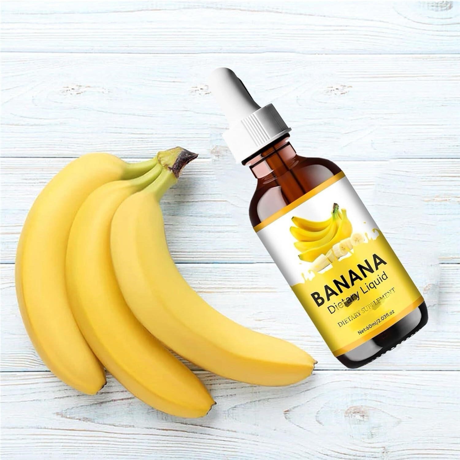 Banana Liquid Drops 2x 60ml Dietary Supplement | Natural Extract Made In USA