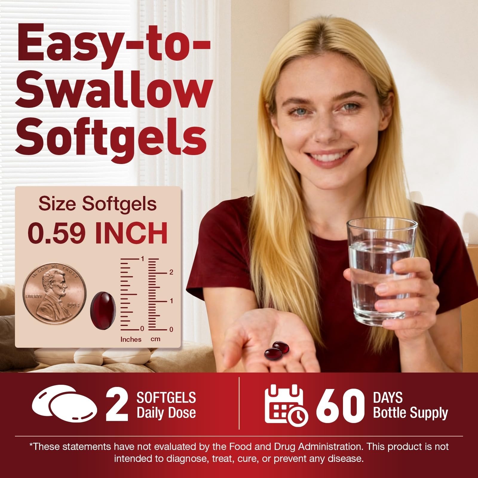 Femmetra 10-IN-1 Astaxanthin 24mg Softgels for Eye & Skin Health