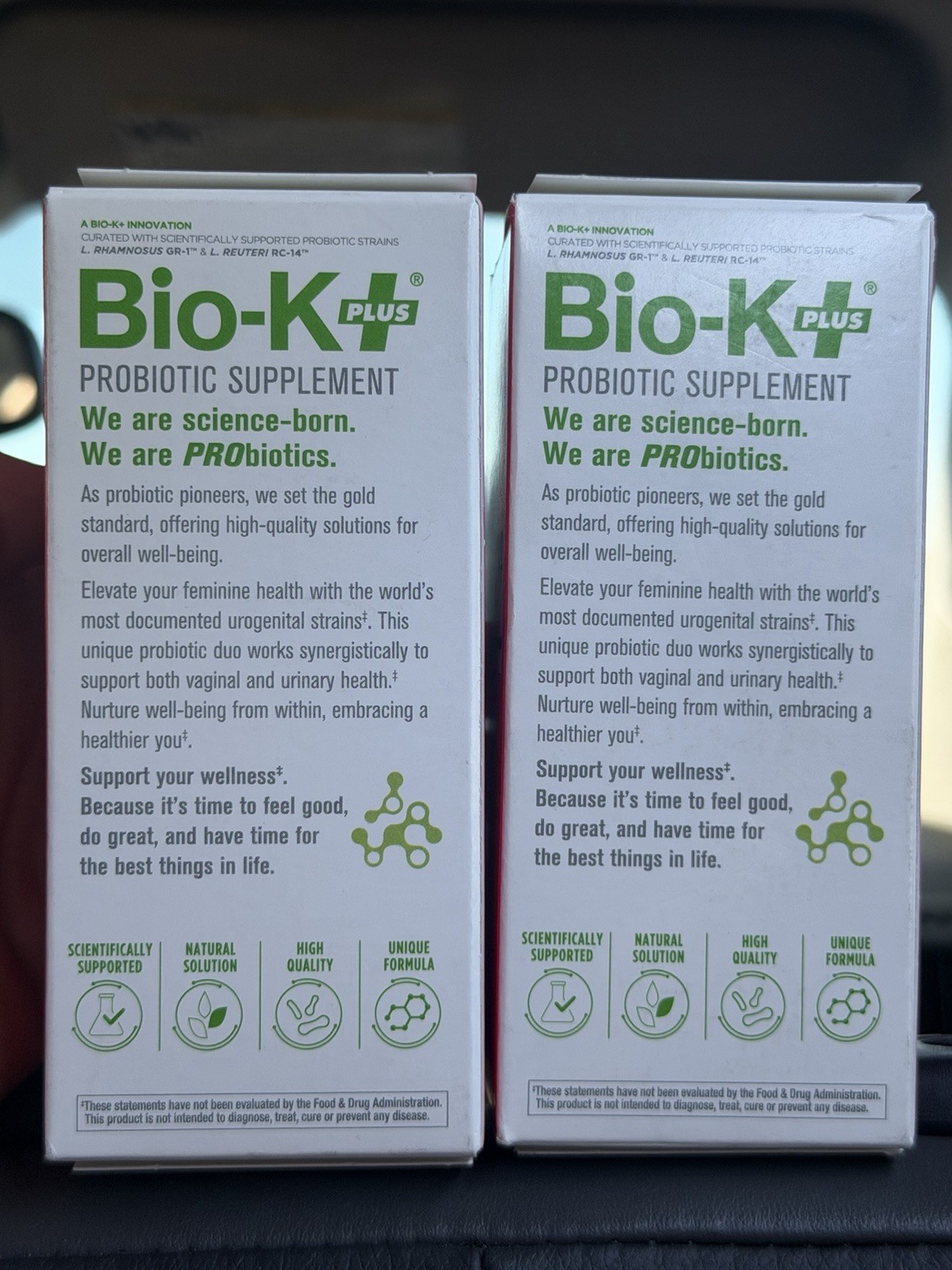2 pk Bio-K Plus Probiotic Women’s Health 30 Capsules Vegan Non-GMO Exp 28DEC2026