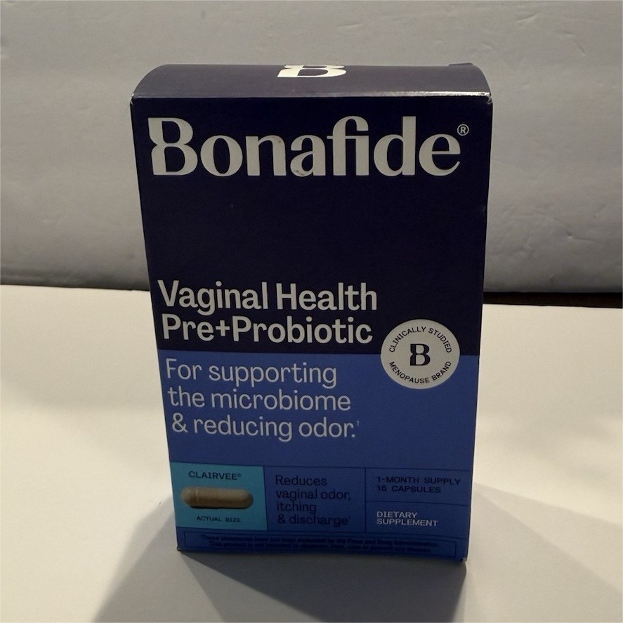 Bonafide Clairvee Vaginal Health Pre+Probiotic Hormone-Free 15 Caps 04/2027