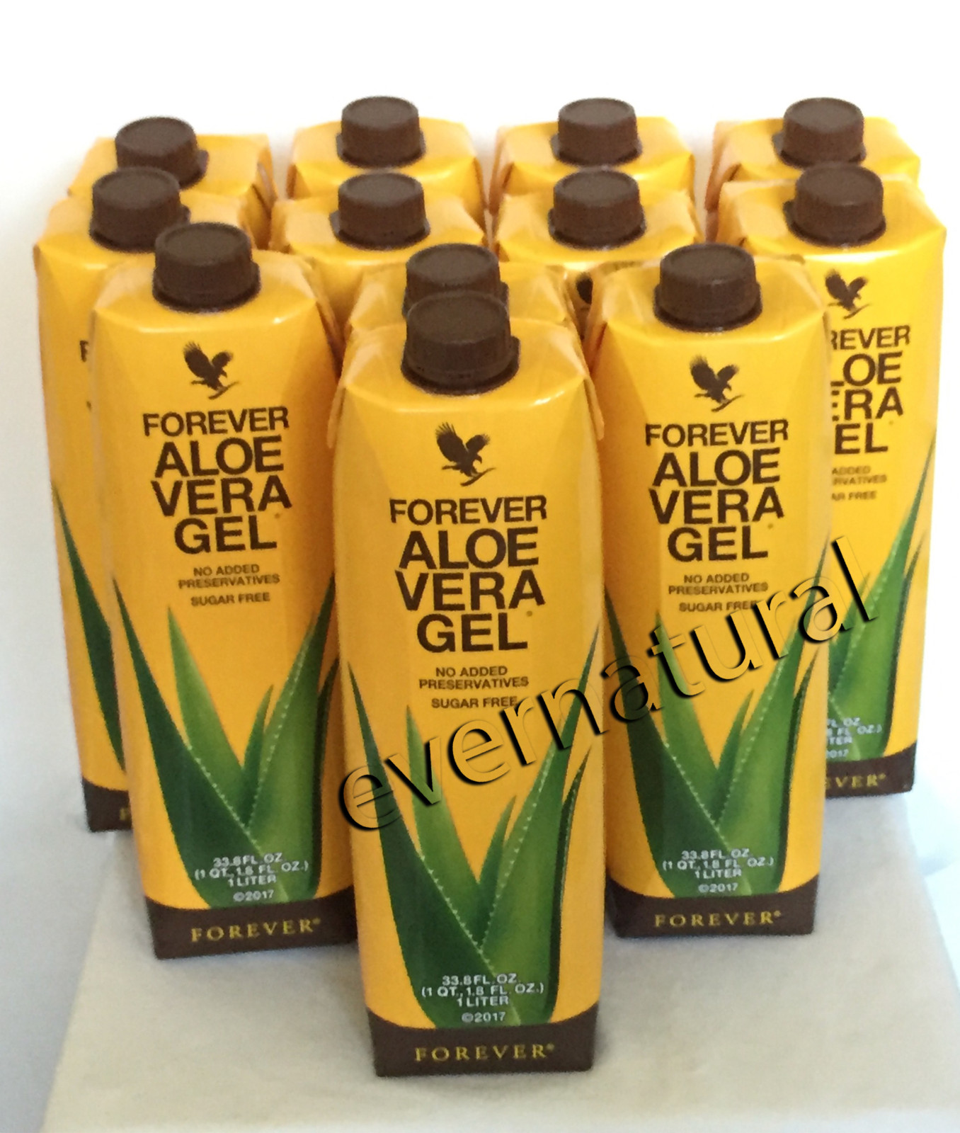 NEW LOOK! 12 x 1L NEW Forever Aloe Vera Gel/DRINK! KOSHER/HALAL