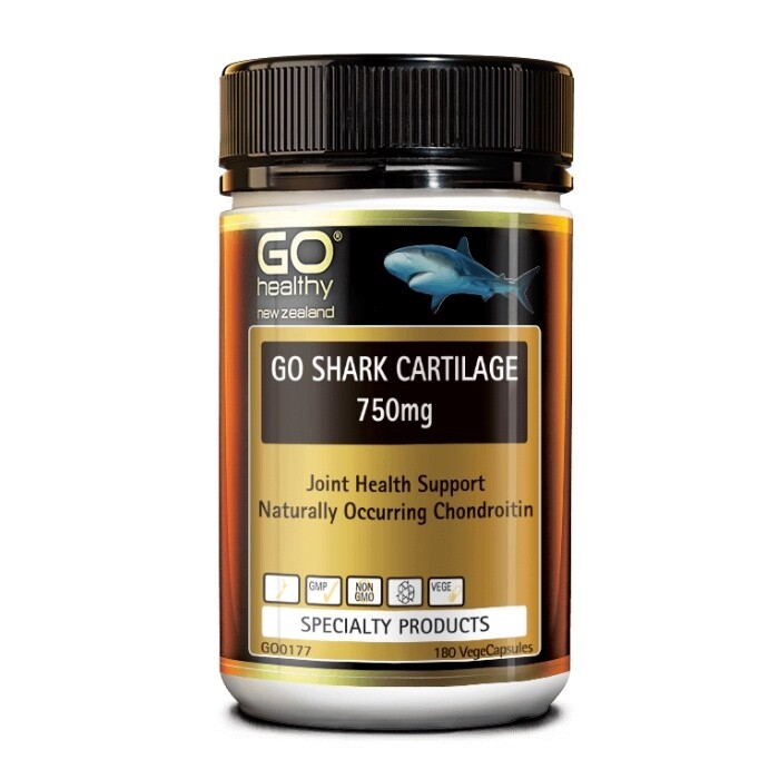 [Go Healthy] New Zealand Go Shark Cartilage 750mg 180 Capsules
