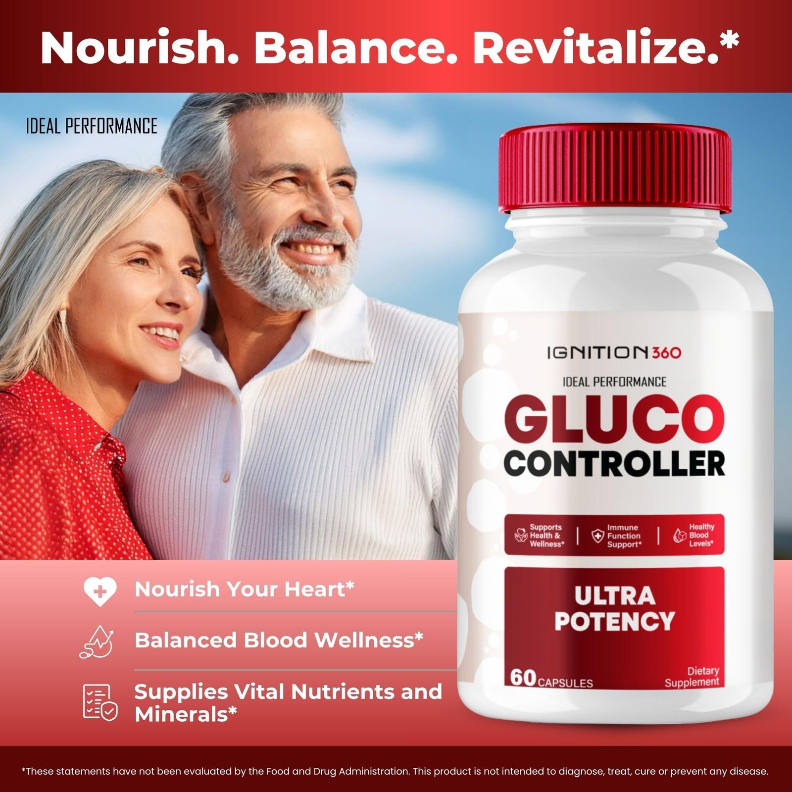 Ignition360 Ignition 360 Blood Sugar Support Supplement – 60 Capsules