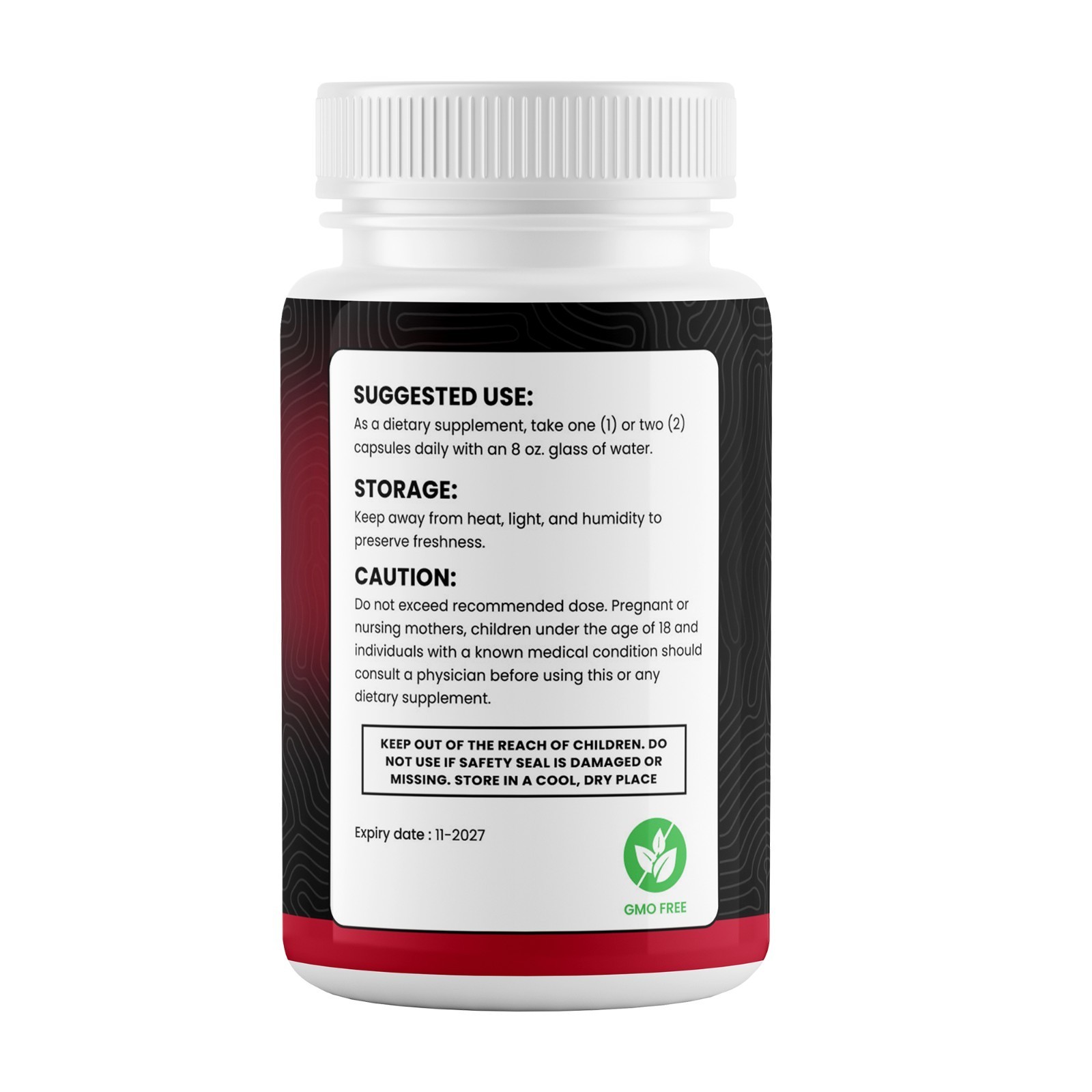 Bruno Pills for Men Advanced Male Support Natural Formula Supplement 60 Capsules