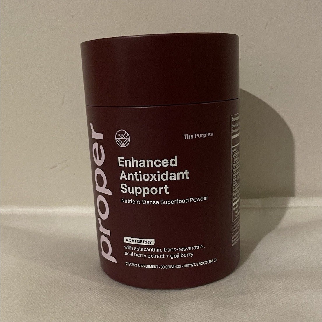proper Superfood Powder Antioxidant Support Acai Berry Astaxanthin Resveratrol