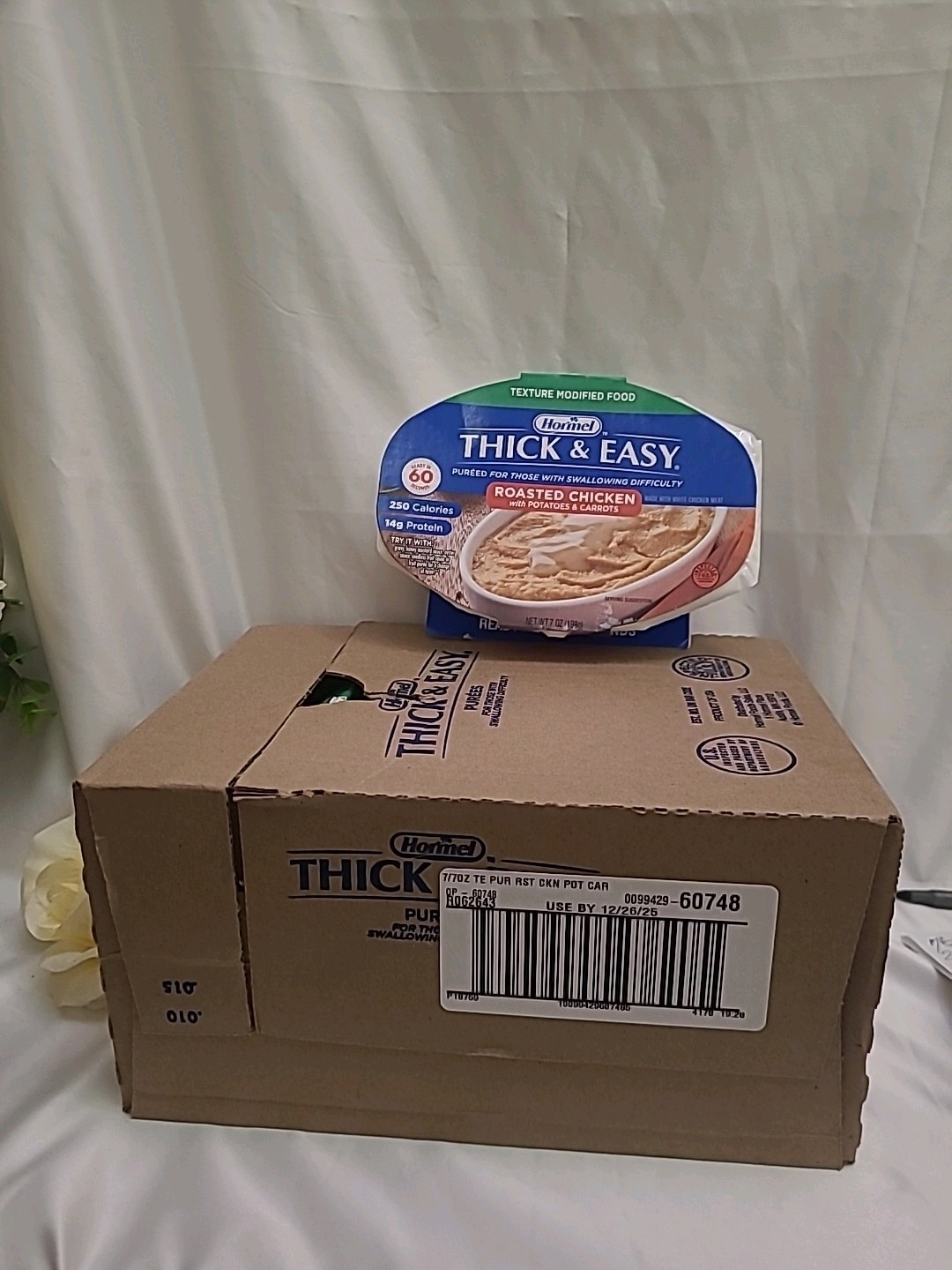 Thick & Easy 60748 Purees Microwave Meal Roasted Chicken Dinner 7.oz (7 Count)