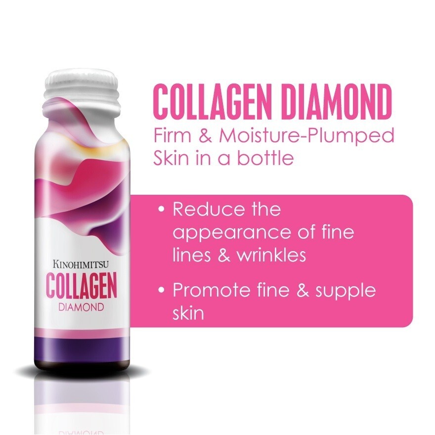 Kinohimitsu Collagen Diamond 5300mg 32’s x 50ml +2 Free Bottles Expiry 05/2027!!