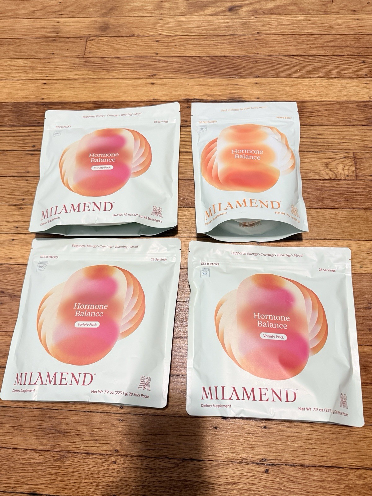 MILAMEND Hormone Balance Mixed Berry 28 Sticks 7.9 oz