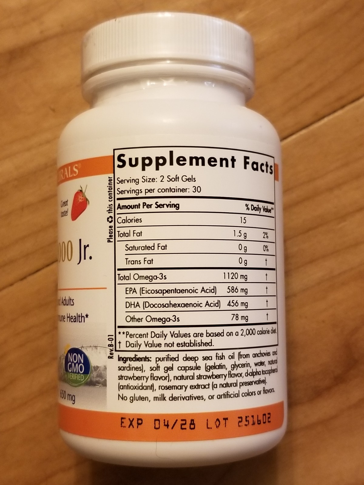 NEW Nordic Naturals ProOmega 2000 Junior -Omega 3 60 Soft EXP 04/28