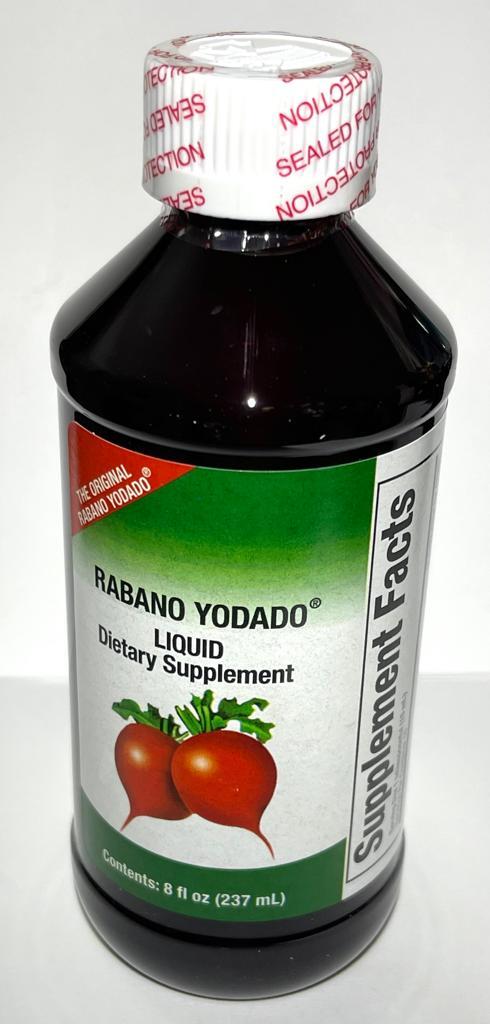 RADISH Yodado Liquid Dietary Supplement, 8 fl oz Rabano Yodado Liquido